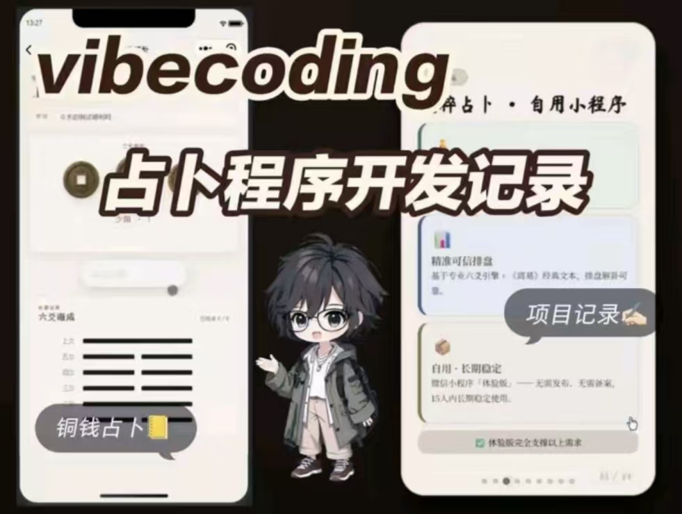 三个铜钱铜钱起卦小程序视频封面